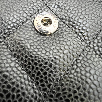 Chanel Jumbo Classic Flap CF in Black Caviar and SHW