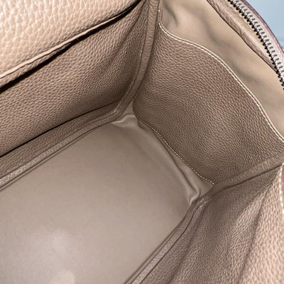Hermes Lindy 30 in Etoupe Clemence Leather and PHW