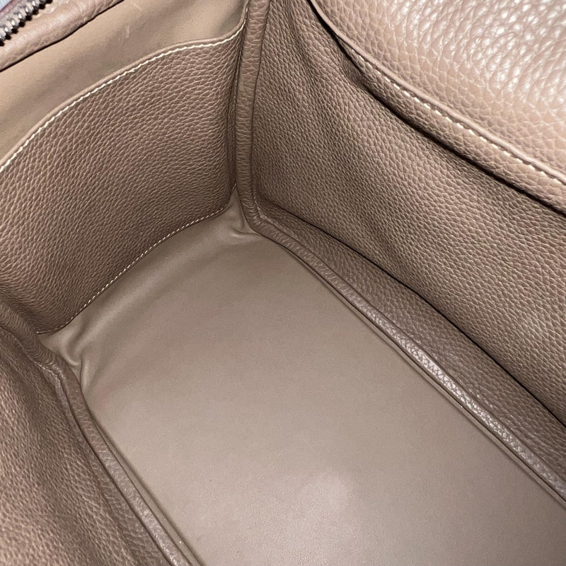 Hermes Lindy 30 in Etoupe Clemence Leather and PHW