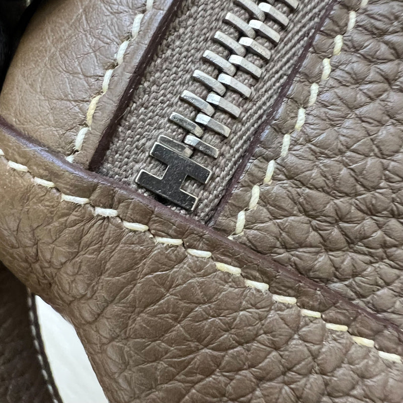 Hermes Lindy 30 in Etoupe Clemence Leather and PHW