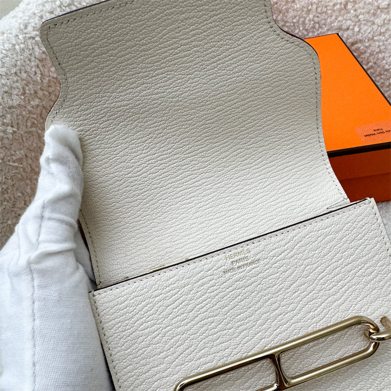 Hermes Roulis Slim in Nata Chevre Leather and GHW