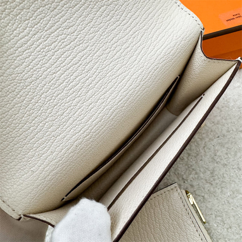 Hermes Roulis Slim in Nata Chevre Leather and GHW