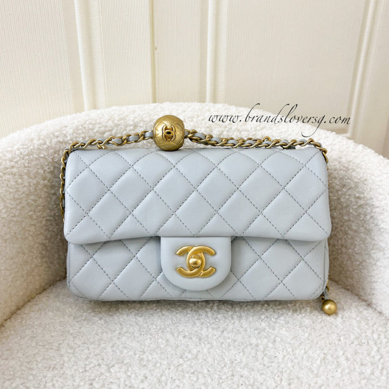 Chanel Mint Pearl Quilted Lambskin Mini CC Pearl Crush Classic Flap Gold  Hardware 2021 Available For Immediate Sale At Sothebys