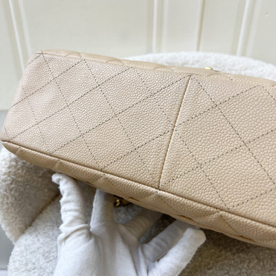 Chanel Jumbo Classic Flap SF in Beige Caviar and GHW