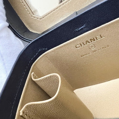 Chanel 23B Seasonal Mini Vanity in Black Lambskin and GHW