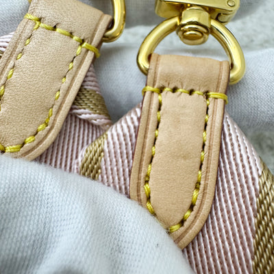 LV Multi Pochette Accessoires MPA in Monogram Canvas, Pink Strap and GHW