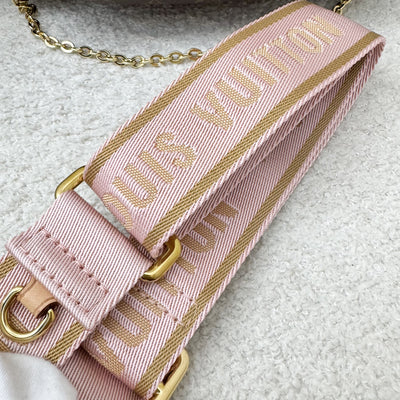 LV Multi Pochette Accessoires MPA in Monogram Canvas, Pink Strap and GHW