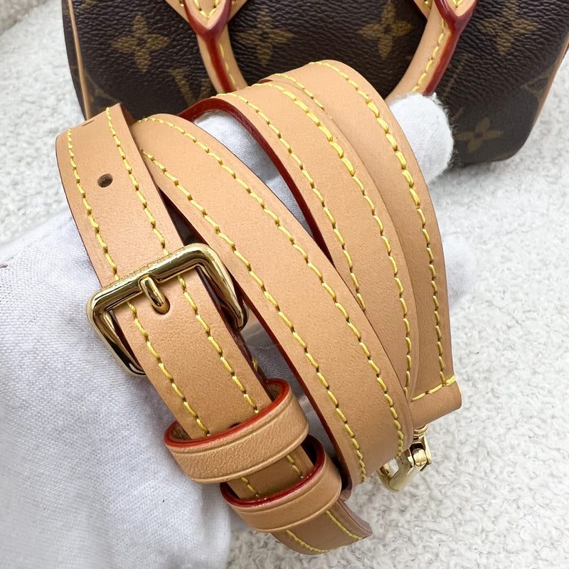 LV Nano Speedy in Monogram Canvas and GHW