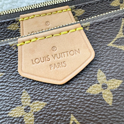 LV Multi Pochette Accessoires MPA in Monogram Canvas, Pink Strap and GHW