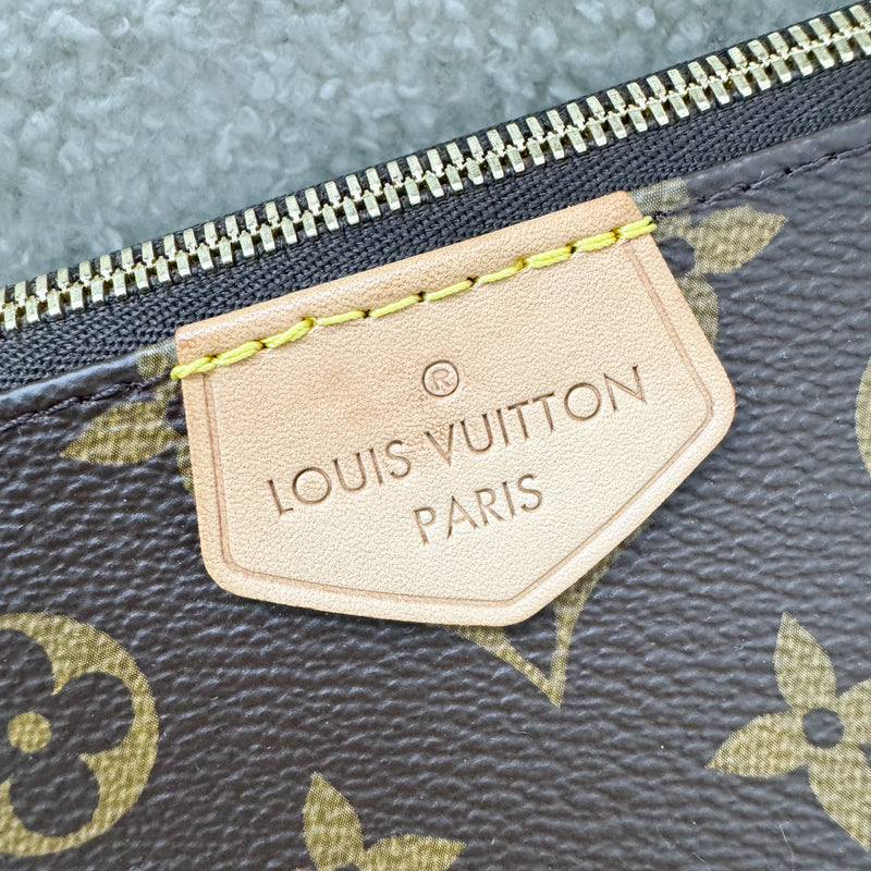 LV Multi Pochette Accessoires MPA in Monogram Canvas, Pink Strap and GHW