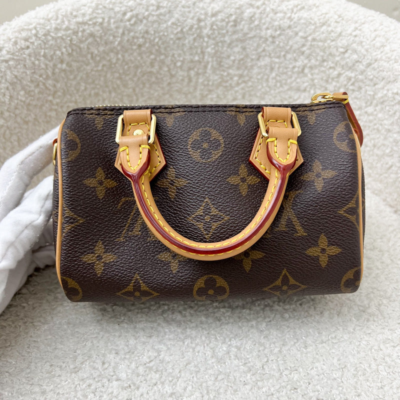 LV Nano Speedy in Monogram Canvas and GHW