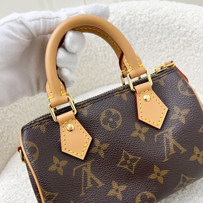 LV Nano Speedy in Monogram Canvas and GHW