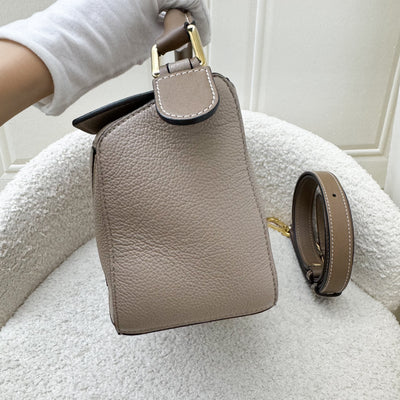 Loewe Small Puzzle Bag in Sand / Mink Calfskin and GHW