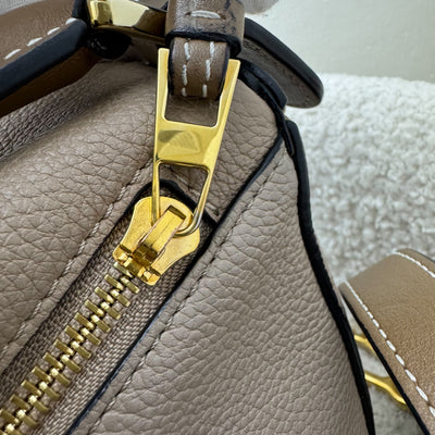 Loewe Small Puzzle Bag in Sand / Mink Calfskin and GHW