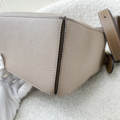 Loewe Small Puzzle Bag in Sand / Mink Calfskin and GHW