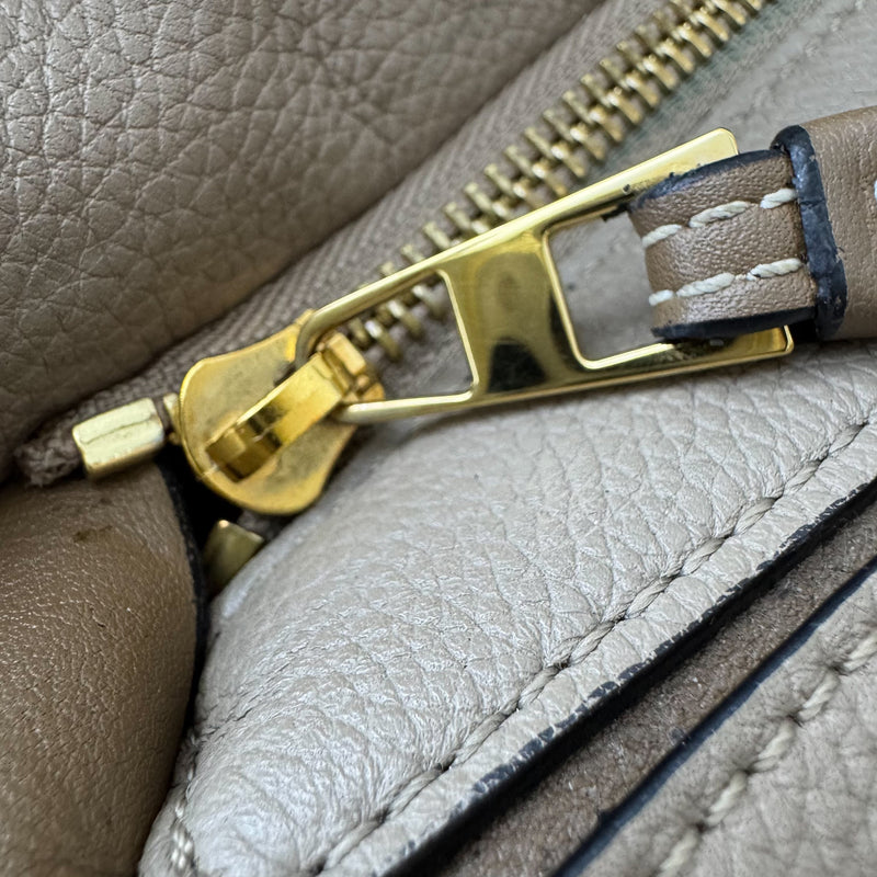 Loewe Small Puzzle Bag in Sand / Mink Calfskin and GHW