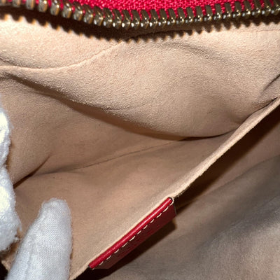 Gucci Marmont Small Camera Bag in Red Matelasse Chevron Leather and AGHW