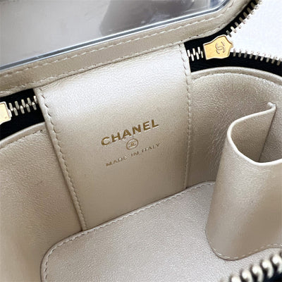 Chanel 23C Mini Vanity in Black Lambskin and AGHW