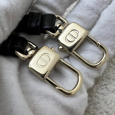 Dior Micro Lady D-Joy Bag in Black Cannage Lambskin and LGHW (Model: S0910ONGE)