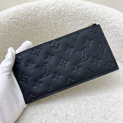 LV Felicie Pochette Insert in Black Empreinte Leather and GHW