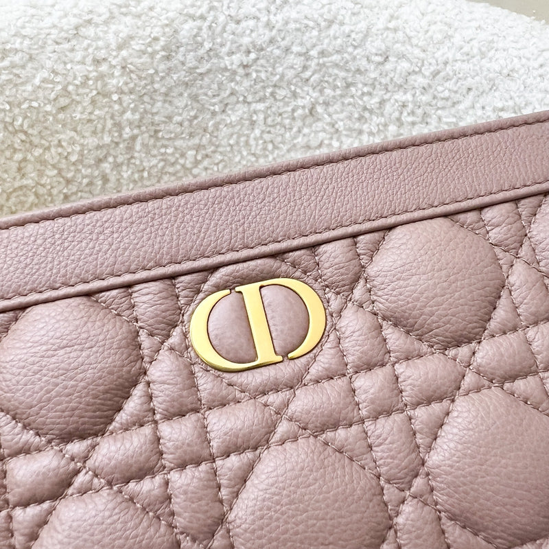 Dior Caro Every Dior Pouch / WOC in Beige Cannage Calfskin and GHW