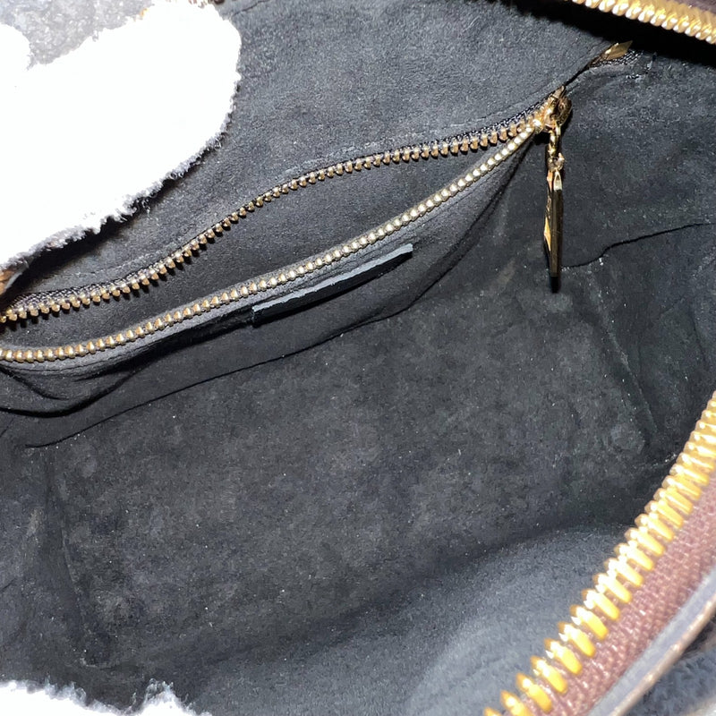 Louis Vuitton Petite Malle Souple in Monogram Canvas, Black Leather Trim and GHW