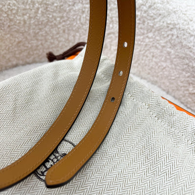 Hermes Pop H Belt in Gold Epsom Leather and GHW Sz 75