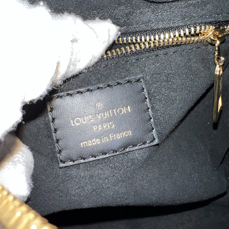Louis Vuitton Petite Malle Souple in Monogram Canvas, Black Leather Trim and GHW