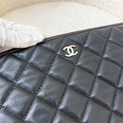 Chanel Large O-Case in Black Caviar and SHW