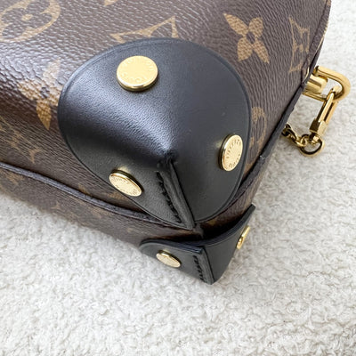 Louis Vuitton Petite Malle Souple in Monogram Canvas, Black Leather Trim and GHW