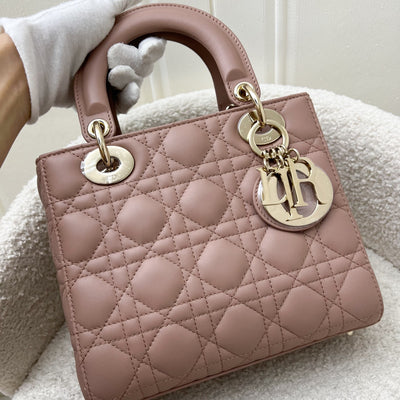 Dior Lady Dior My ABCDior Small Bag in Blush Pink Lambskin and LGHW