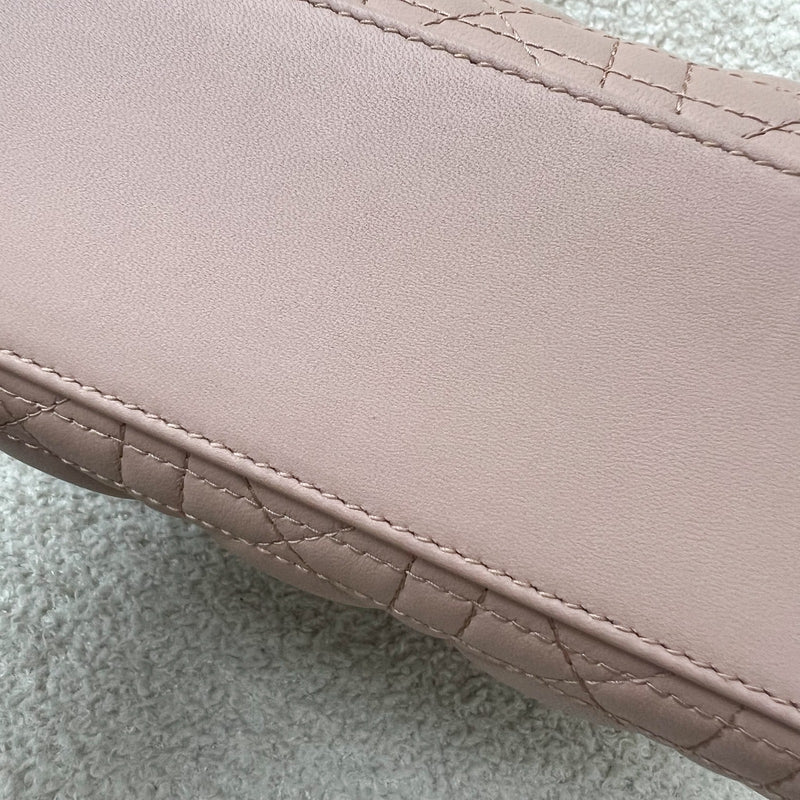 Dior Lady Dior My ABCDior Small Bag in Blush Pink Lambskin and LGHW