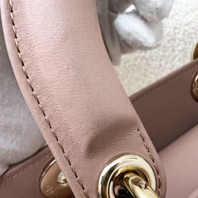 Dior Lady Dior My ABCDior Small Bag in Blush Pink Lambskin and LGHW