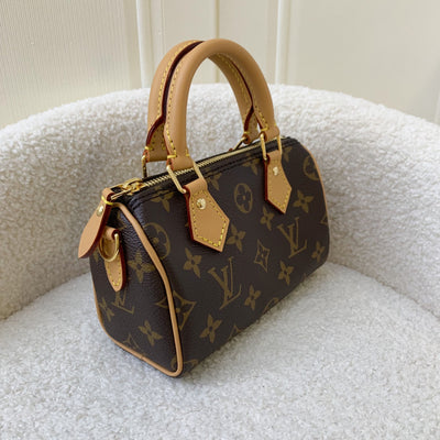 LV Nano Speedy in Monogram Canvas GHW