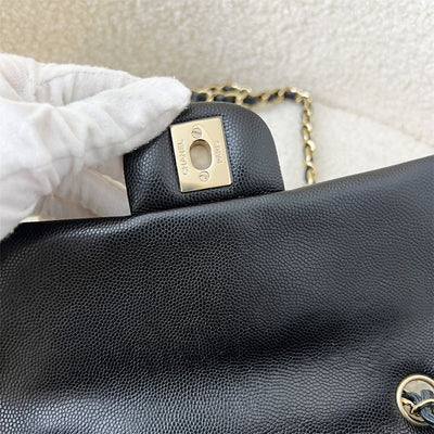 Chanel Classic Mini Rectangle Flap in 17B Black Caviar LGHW