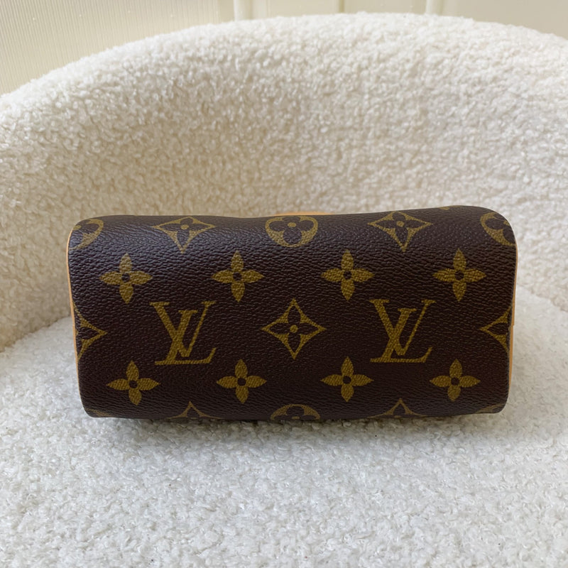 LV Nano Speedy in Monogram Canvas GHW