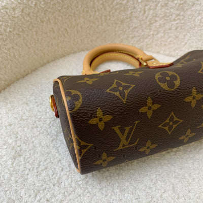 LV Nano Speedy in Monogram Canvas GHW