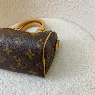 LV Nano Speedy in Monogram Canvas GHW