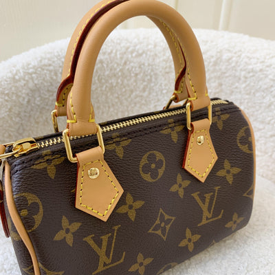 LV Nano Speedy in Monogram Canvas GHW