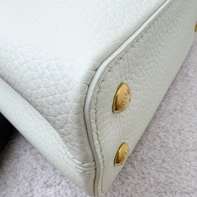 LV Mini Capucines in Vert d’Eau Green Taurillon Calfskin Leather and GHW (Model: M21639)