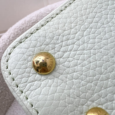LV Mini Capucines in Vert d’Eau Green Taurillon Calfskin Leather and GHW (Model: M21639)