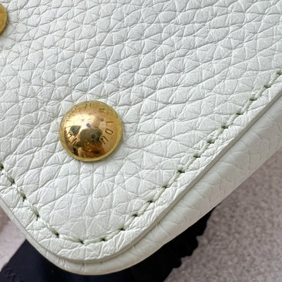 LV Mini Capucines in Vert d’Eau Green Taurillon Calfskin Leather and GHW (Model: M21639)