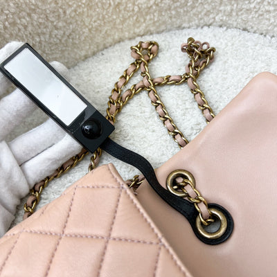 Chanel Seasonal Mini Rectangle Flap Bag in Nude Pink and AGHW