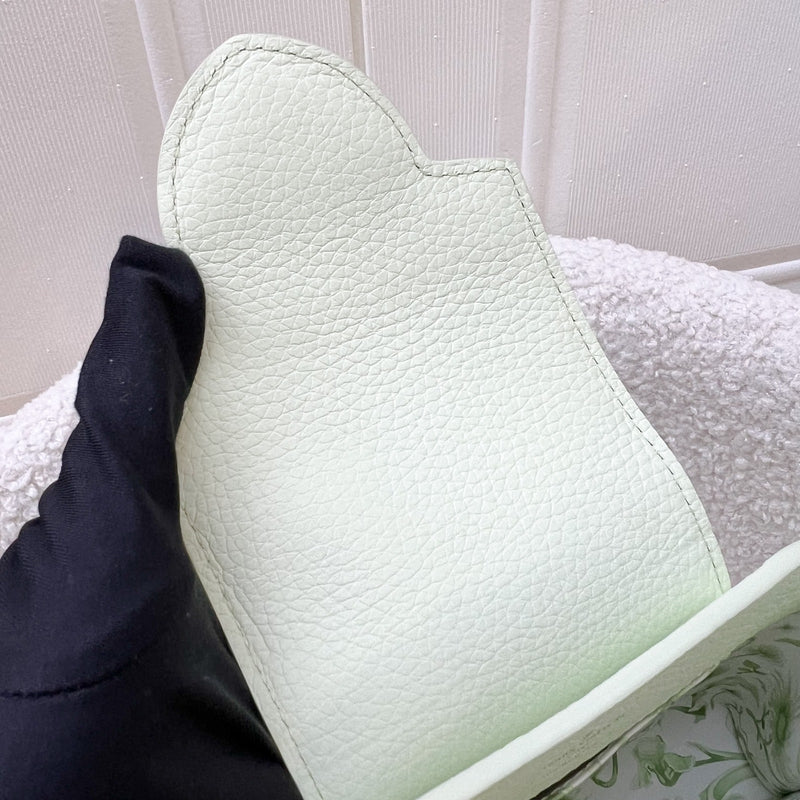 LV Mini Capucines in Vert d’Eau Green Taurillon Calfskin Leather and GHW (Model: M21639)