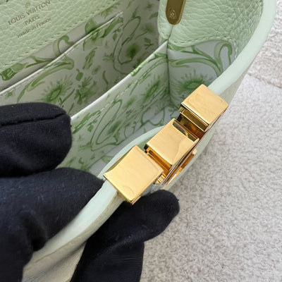 LV Mini Capucines in Vert d’Eau Green Taurillon Calfskin Leather and GHW (Model: M21639)
