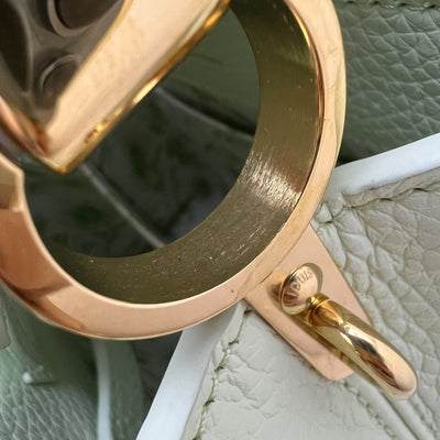 LV Mini Capucines in Vert d’Eau Green Taurillon Calfskin Leather and GHW (Model: M21639)
