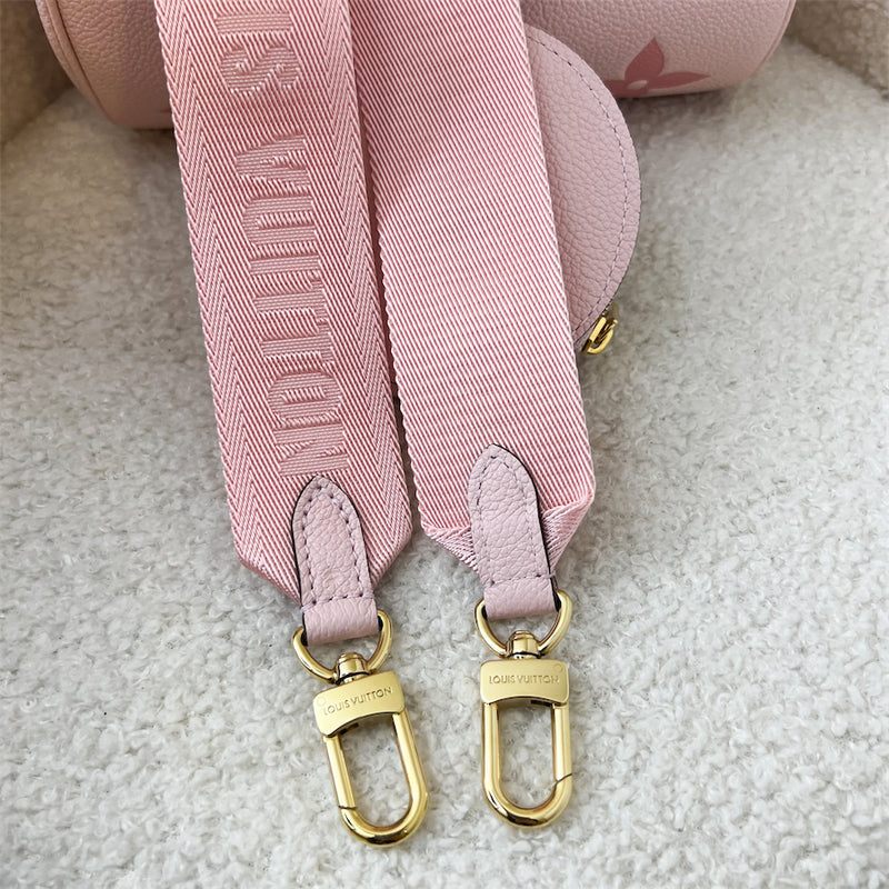 LV Papillon BB By the Pool Gradient Pink Empreinte Leather