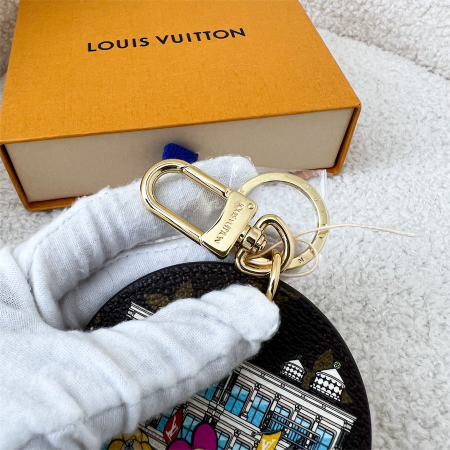Louis Vuitton Limited Edition Monogram Canvas Christmas 2019 Animation Venice Key Holder and Bag Charm