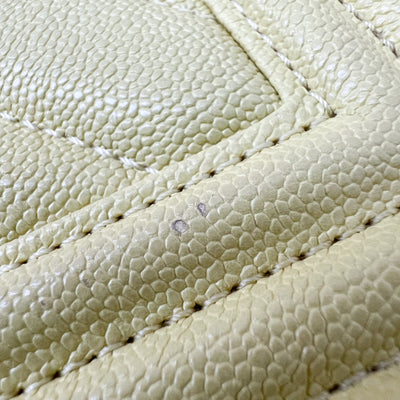 Chanel Small 20cm Boy Flap in Yellow Caviar and LGHW