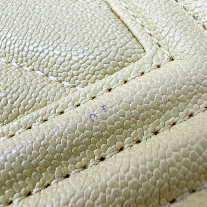 Chanel Small 20cm Boy Flap in Yellow Caviar and LGHW
